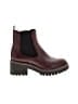 Nordstrom Burgundy Ankle Boots Size 6 1/2 - photo 1