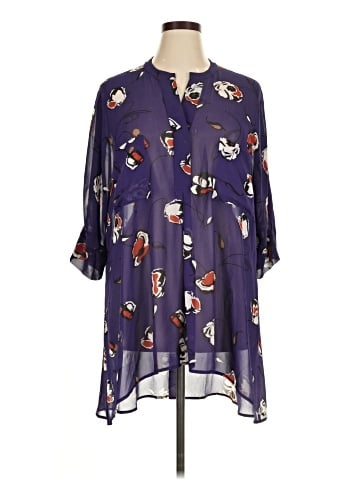 Anne Klein 3/4 Sleeve Blouse (view 1)