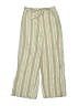 Assorted Brands Stripes Ivory Pink Casual Pants Size 10 - photo 1