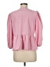 Unbranded 100% Polyester Pink 3/4 Sleeve Blouse Size M - photo 2