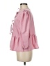 Unbranded 100% Polyester Pink 3/4 Sleeve Blouse Size M - photo 5