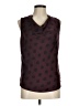 Halogen 100% Polyester Burgundy Sleeveless Blouse Size M (petite) - photo 1