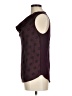 Halogen 100% Polyester Burgundy Sleeveless Blouse Size M (petite) - photo 5