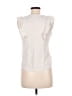 Unbranded Ivory Sleeveless Blouse Size M - photo 2