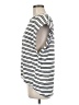 Zara 100% Cotton Stripes White Short Sleeve Top Size M - photo 5