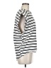 Zara 100% Cotton Stripes White Short Sleeve Top Size M - photo 4
