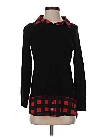 Adrianna Papell Long Sleeve Top (view 1)
