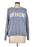 Cynthia Rowley 100% Polyester Blue Pullover Sweater Size L - photo 1
