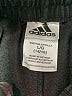 Adidas 100% Cotton Graphic Black Athletic Shorts Size 14 - 16 - photo 3