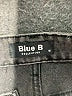 Blue B Graphic Gray Denim Shorts Size M - photo 3