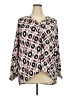 wonderly 100% Polyester Pink 3/4 Sleeve Blouse Size 2X - photo 1
