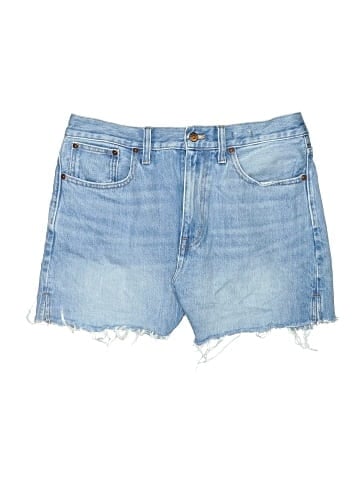 Madewell Relaxed Mid-Length Denim Shorts in Kelton Wash (view 1)