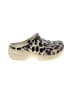 Crocs Animal Print Leopard Print Tan Mule/Clog Size 8 - photo 1