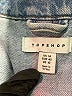 Topshop Blue Denim Jacket Size 10 - photo 6