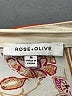 Rose + Olive 100% Polyester Ivory 3/4 Sleeve Blouse Size M - photo 7
