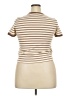 Only Stripes Tan Short Sleeve Turtleneck Size XXL - photo 2
