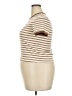 Only Stripes Tan Short Sleeve Turtleneck Size XXL - photo 5