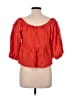 Zara Orange 3/4 Sleeve Blouse Size M - photo 2