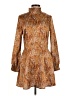 Assorted Brands 100% Polyester Paisley Brown Casual Dress Size M - photo 1