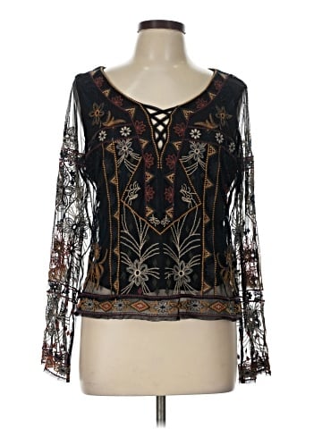 American Eagle Outfitters Long Sleeve Blouse (view 1)
