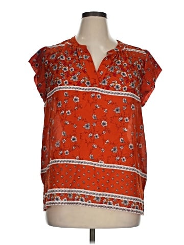Liz Claiborne Short Sleeve Blouse (view 1)
