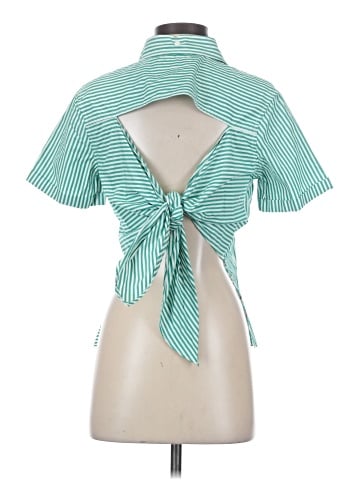 Current/Elliott Short Sleeve Button-Down Shirt (view 2)