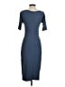 Weekend Max Mara Solid Blue Casual Dress Size XS (estimated) - photo 2