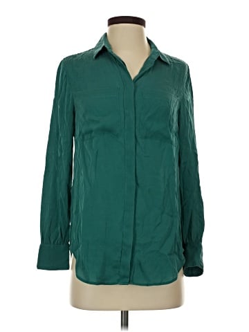 J.Crew Long Sleeve Silk Top (view 1)