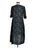 Utsa 100% Viscose Paisley Blue Casual Dress Size M - photo 2