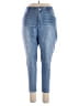 Democracy Solid Blue Jeans Size 22 - photo 1
