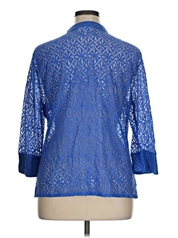 Rebecca Malone 3/4 Sleeve Button-Down Shirt (view 2)