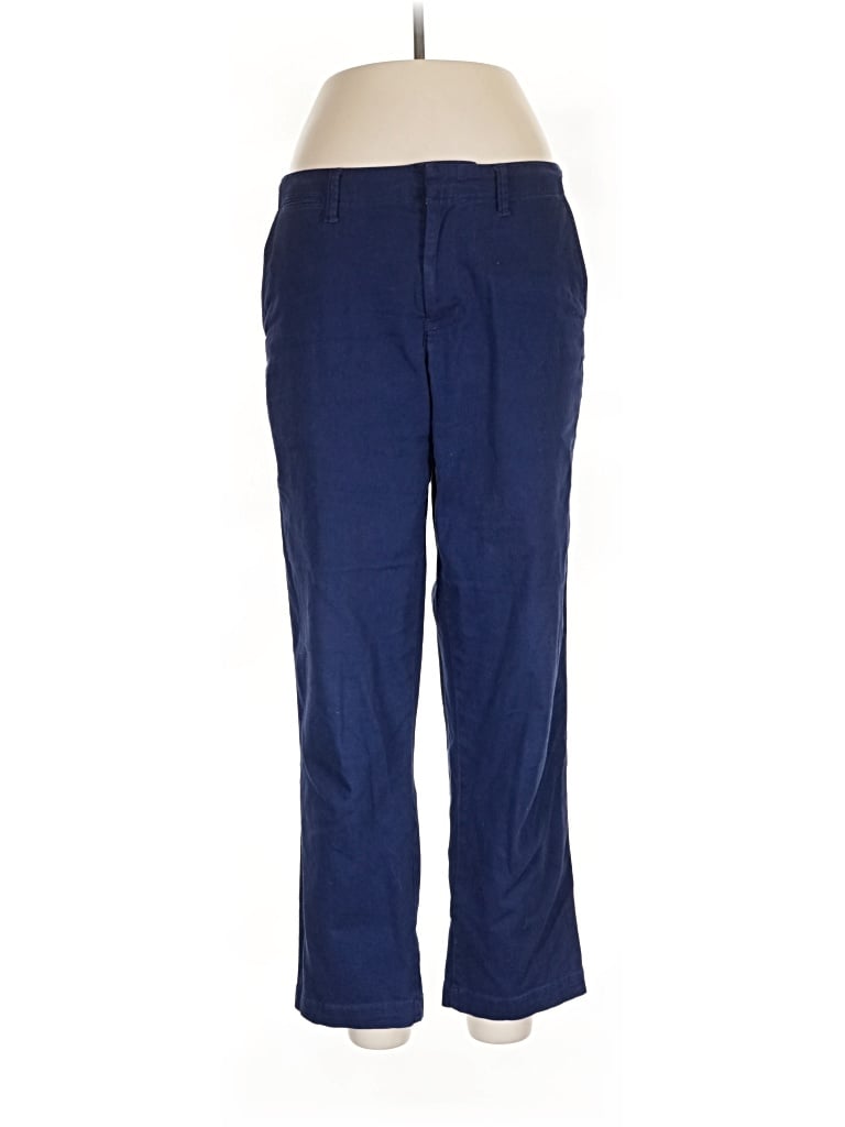 Pre-owned Lands' End Casual Pants In Blue