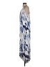 Waverly Grey Print Blue Casual Dress Size 4 - photo 5