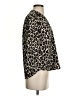 Vince Camuto 100% Polyester Animal Print Black 3/4 Sleeve Blouse Size XS - photo 4