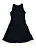 Un Deux Trois Solid Black Blue Dress Size 16 - photo 2