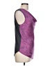 Halogen 100% Polyester Purple Sleeveless Blouse Size L - photo 4