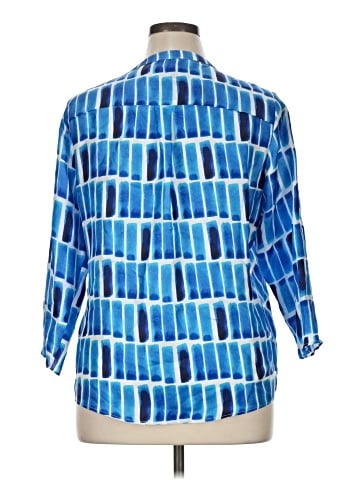 Vila Milano 3/4 Sleeve Silk Top (view 2)