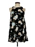 Forever 21 Floral Black Casual Dress Size S - photo 1