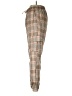 Lumiere Plaid Brown Tan Cargo Pants Size M - photo 5