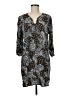 Express 100% Rayon Paisley Gray Casual Dress Size M - photo 1
