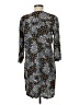 Express 100% Rayon Paisley Gray Casual Dress Size M - photo 2