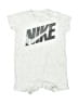 Nike Graphic Silver White Short Sleeve Onesie Size M (baby) - photo 1