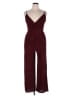 Mi ami Tweed Burgundy Jumpsuit Size L - photo 1