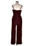 Mi ami Tweed Burgundy Jumpsuit Size L - photo 2