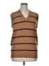 Mark Shale 100% Newwool Brown Tan Sweater Vest Size 1X - photo 1