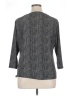 Liz Claiborne Gray 3/4 Sleeve Blouse Size XL - photo 2