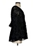 DR2 Black 3/4 Sleeve Blouse Size S - photo 4