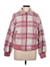 Universal Thread 100% Polyester Plaid Pink Jacket Size M - photo 1