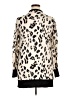 Tickled Teal Animal Print Ivory Long Sleeve Blouse Size XL - photo 2