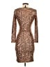 BCBGMAXAZRIA Animal Print Brown Cocktail Dress Size XXS - photo 2
